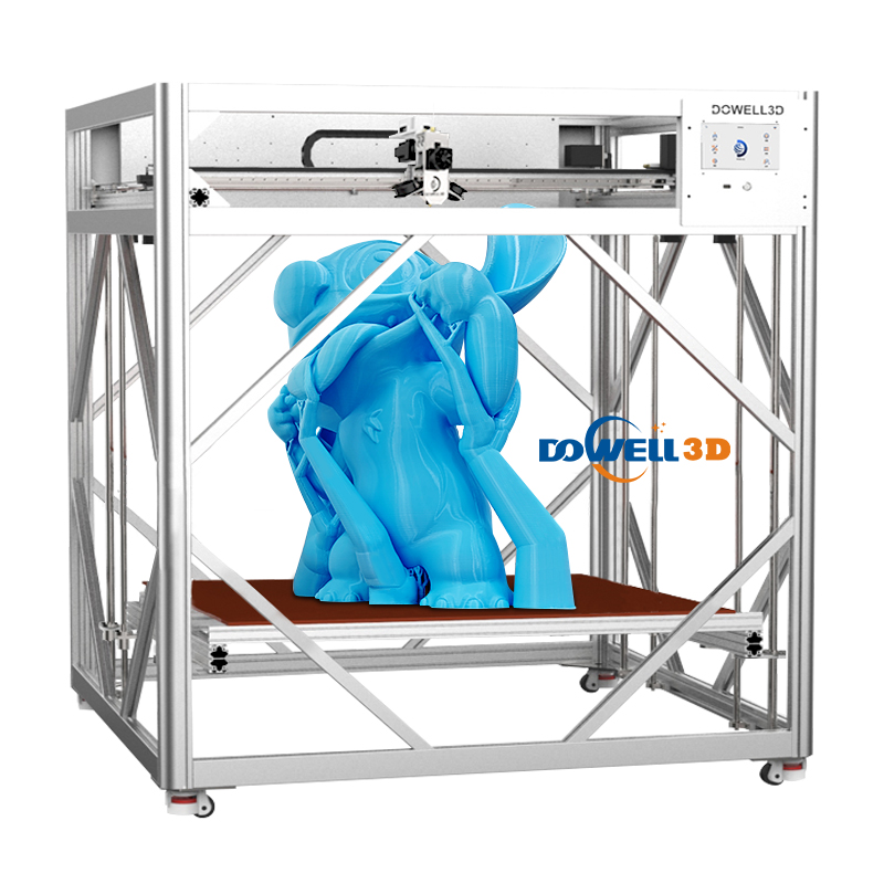 Dowell 3D Printer 1200*1200*1000mm Large FDM High Temperature Plastic 3d Mold Printer