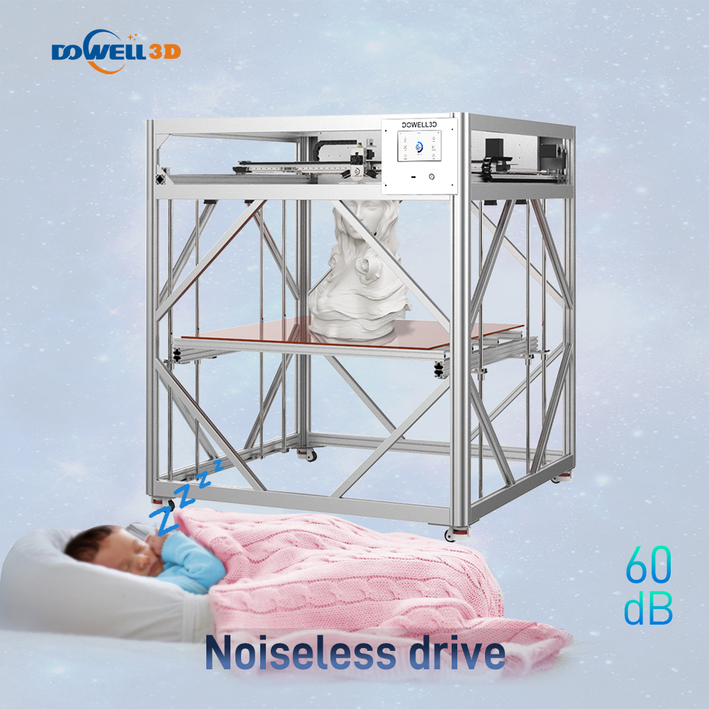 Dowell 3D Printer 1200*1200*1000mm Large FDM High Temperature Plastic 3d Mold Printer