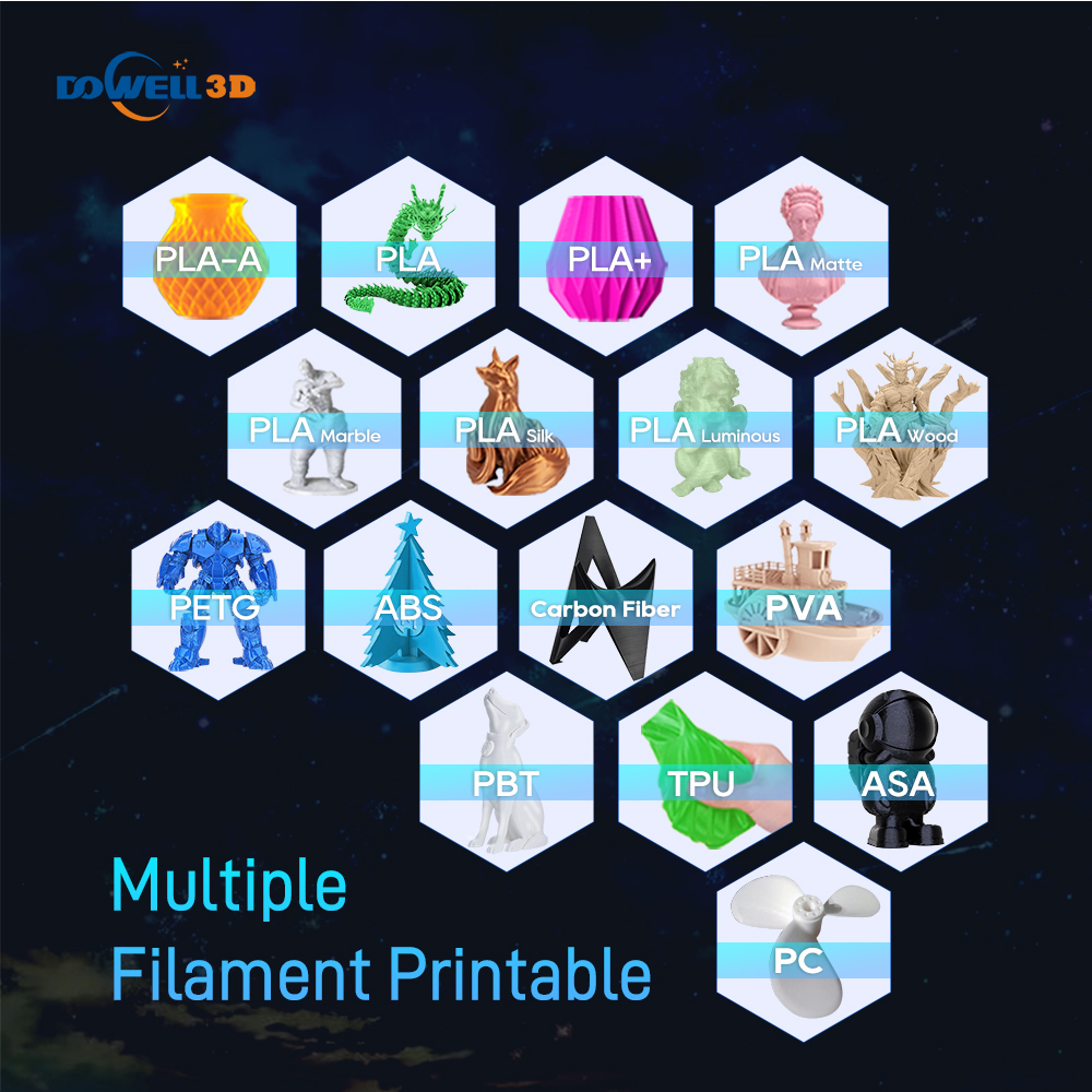 DM12 Plus Large 3d Printer 500mm/s High Precision Fast Printing PLA ABS Filament 3D Model Printer