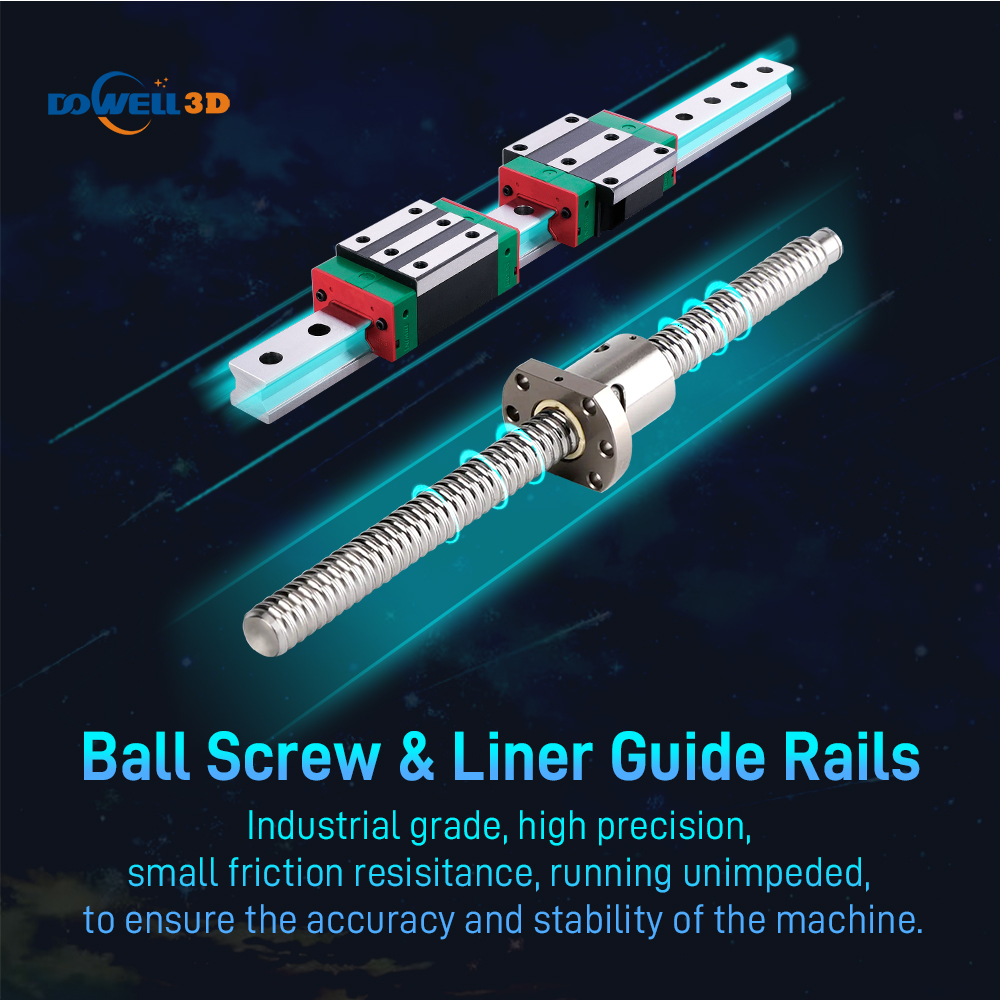 Fast 3d Printer Industrial Grade High Precision Automatic Leveling Impresora 3d Noiseless Drive Customizable