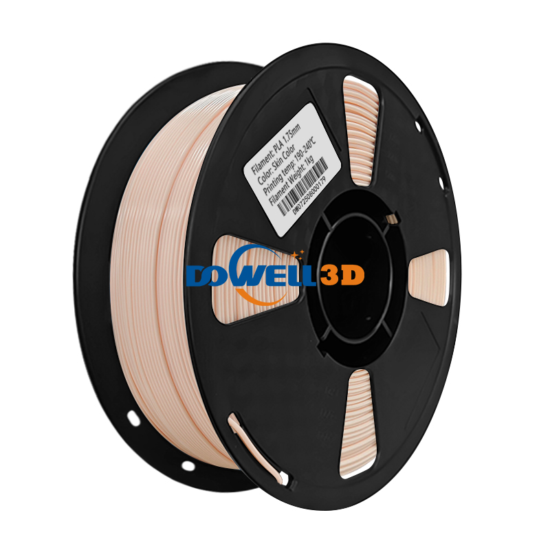 Dowell 3D 1kg Pla Filament Gray 1.75mm Biodegradable 3d Printing Material No Clogging