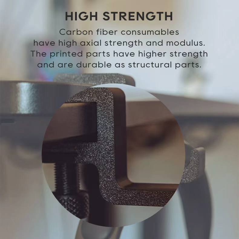 high rigidity pla CF 3d filament for 3d printer large high rigidity pla CF 3d filament for 3d printer large