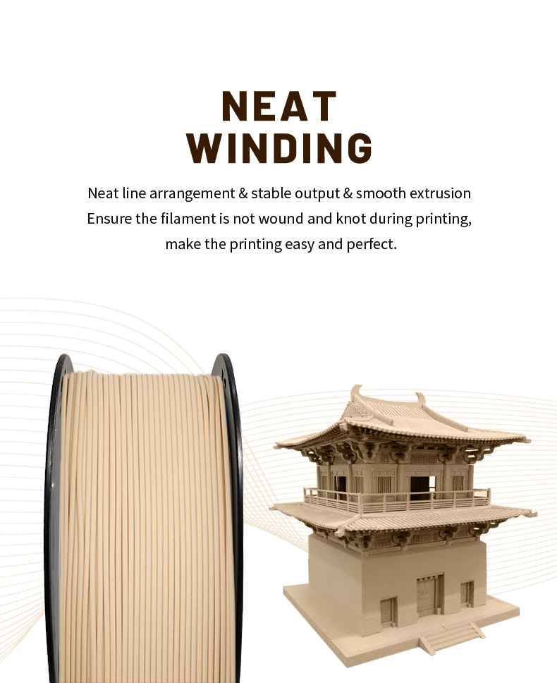 pla Wood 3d Filament 1kg 3kg 5kg pla Wood 3d Filament 1kg 3kg 5kg