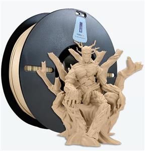 Filamen Kayu PLA 1.75mm 1kg/Roll Warna Maple Bebas Gelembung Keliatan Tinggi Filamen Pencetakan 3d