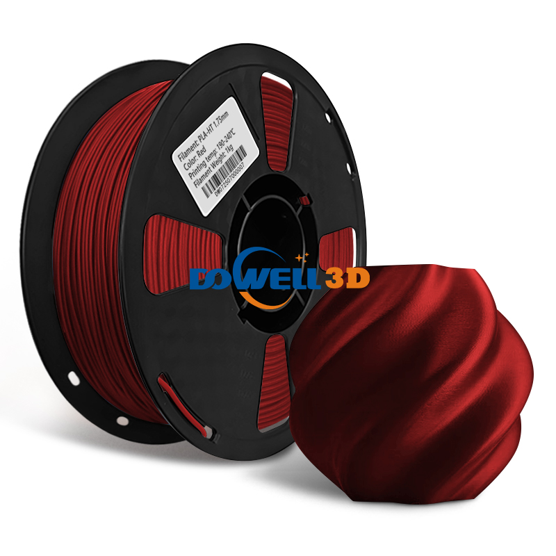 Dowll 3D High Temperature PLA Filament 1.75mm +/-0.02mm 1kg/roll Heat Stable Up To 150°c