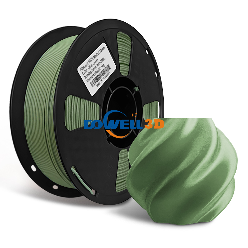 Dowell PETG Matte 3d Filament 1.75/2.85mm 1kg/Roll High Toughness Filament For FDM 3d Printer