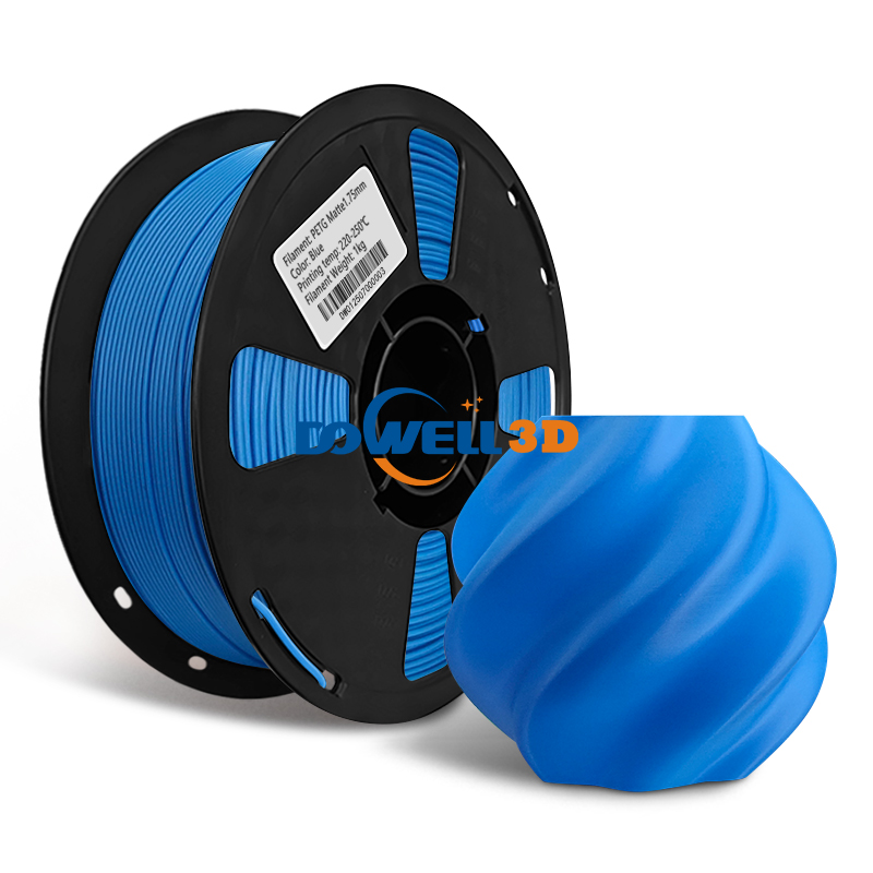Dowell PETG Matte 3d Filament 1.75/2.85mm 1kg/Roll High Toughness Filament For FDM 3d Printer