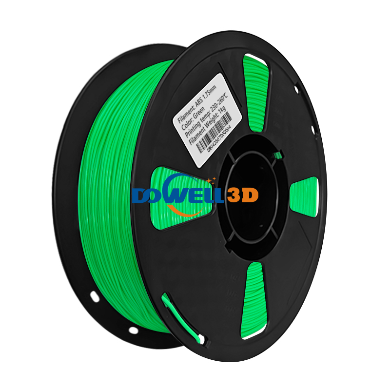 Dowell 3D ABS Filament 1.75mm High Strength Heat Resistance Durable 3d Printing Material 1KG 5KG