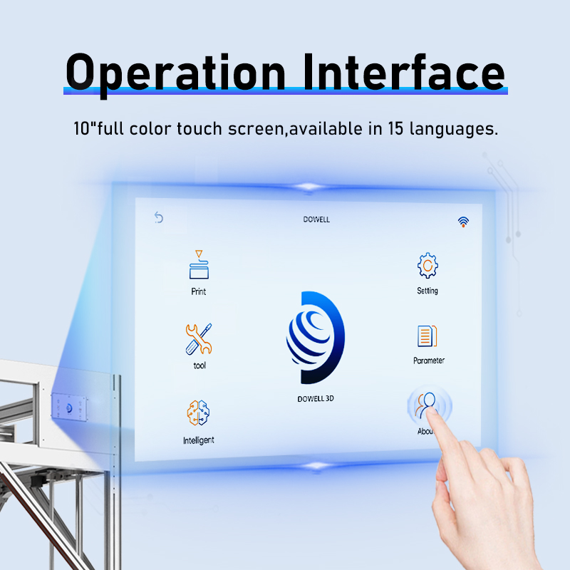 big size high accuracy 3dprinter design car parts