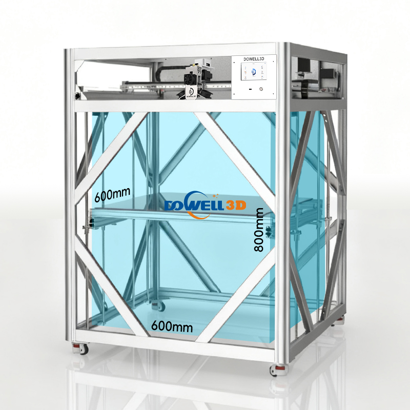 Китай Промышленный 3D-принтер Доуэлл 3D большого размера 600*600*800 мм для печати АБС и ПК материалов., производитель