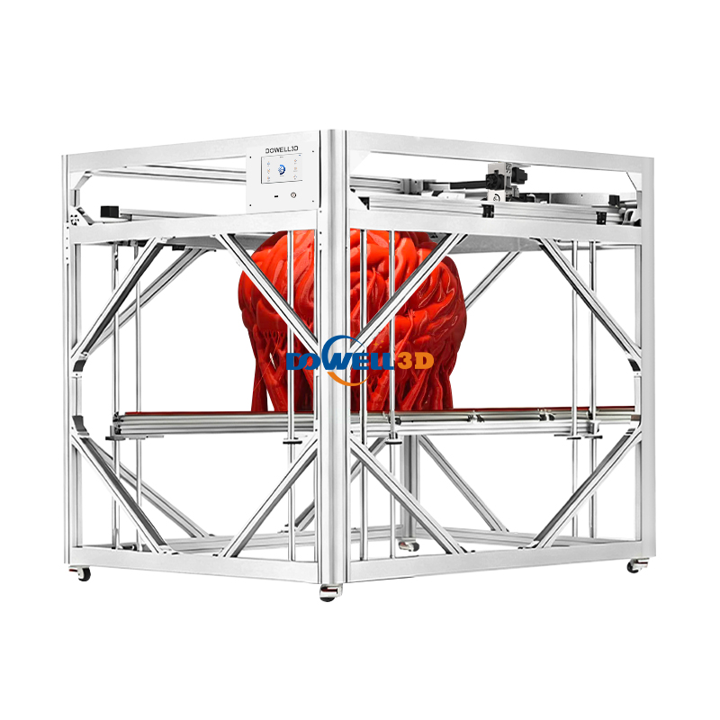 Imprimantă 3D Dowell 3d FDM mare, dimensiuni 1600mm * 1000mm * 1200mm, imprimantă 3D pentru uz industrial