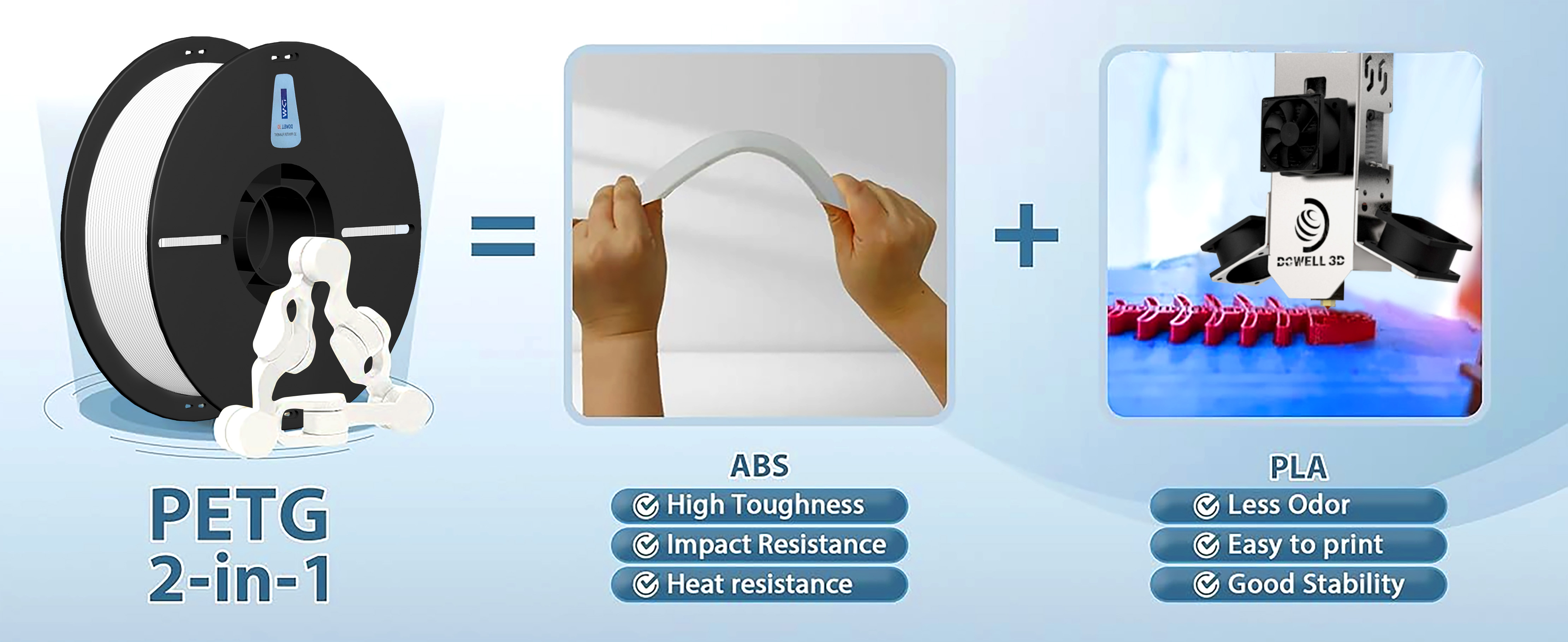 Dowell PETG filament printing material