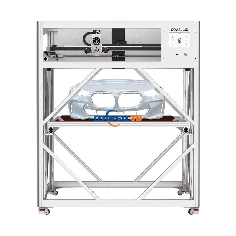 Imprimantă 3D cu cadru metalic complet pentru uz industrial și șine de ghidare liniare