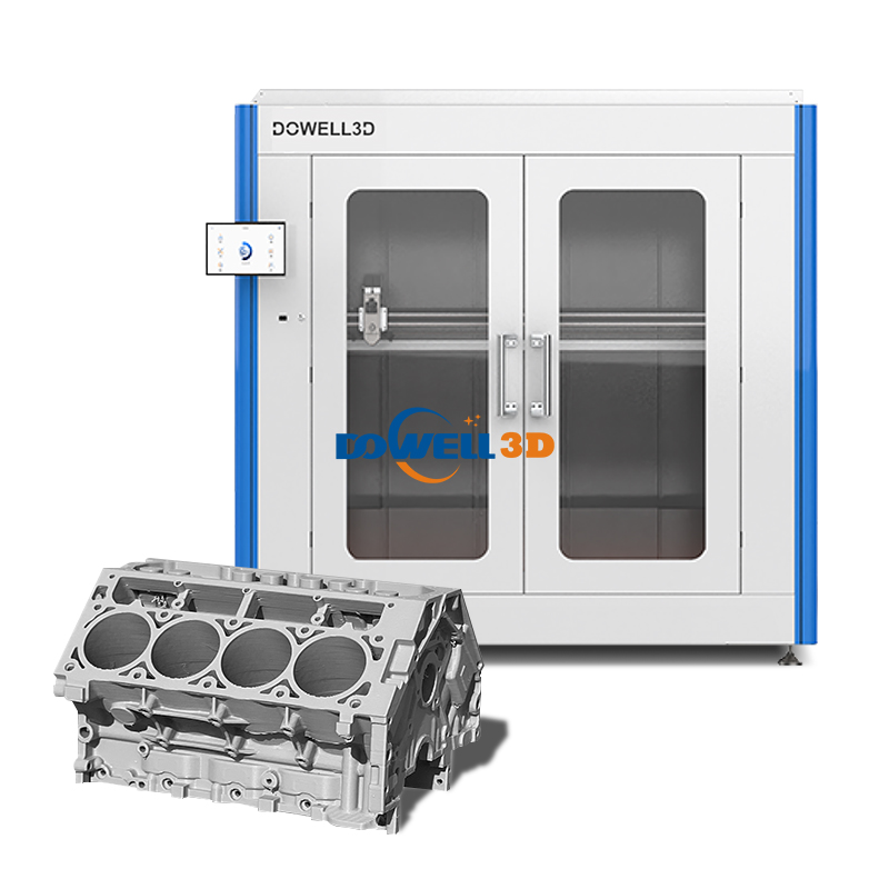 Dowell High Precision Impresora 3d DF12 Large Printing Size Industrial 3d Printer Enclosed 3d Sculpture Printer