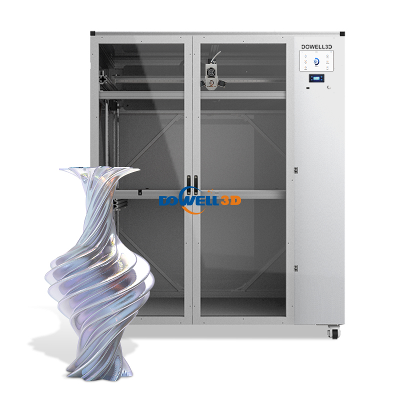 Impresora 3D Dowell de gran tamaño y rápida, con doble extrusor, disponible en oferta.