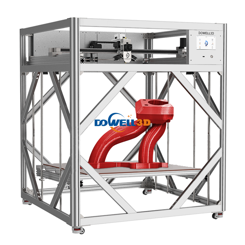 Impresora 3D digital grande de gran tamaño de impresión 1200 x 1200 x 1000 mm, máquina de impresión 3D con doble extrusor para modelo 3D industrial