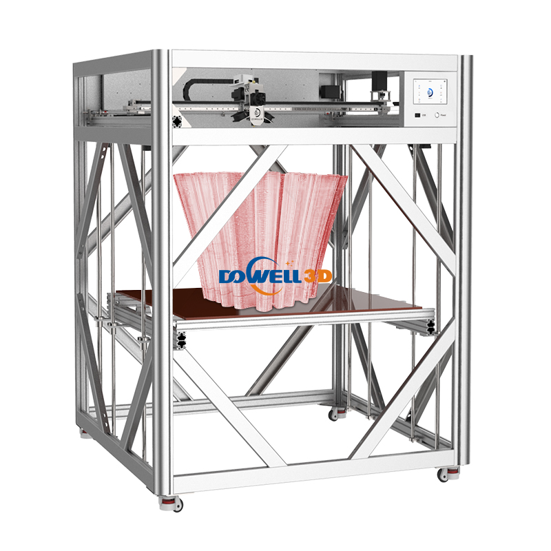 Impressora 3D de grande porte, ultra silenciosa, com driver de 1000 mm para impressão 3D industrial.