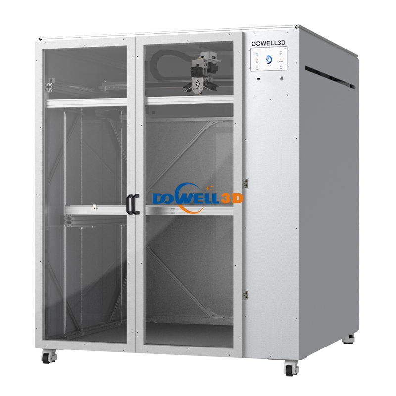 Impressora 3D industrial de grande formato DOWELL3D de 1600 mm com tecnologia FDM de alta velocidade para impressão 3D de peças aeroespaciais.