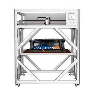 Impressora 3D industrial de grande porte e alto fluxo, fabricada na China, com dimensões de 1000*1000*1000mm.