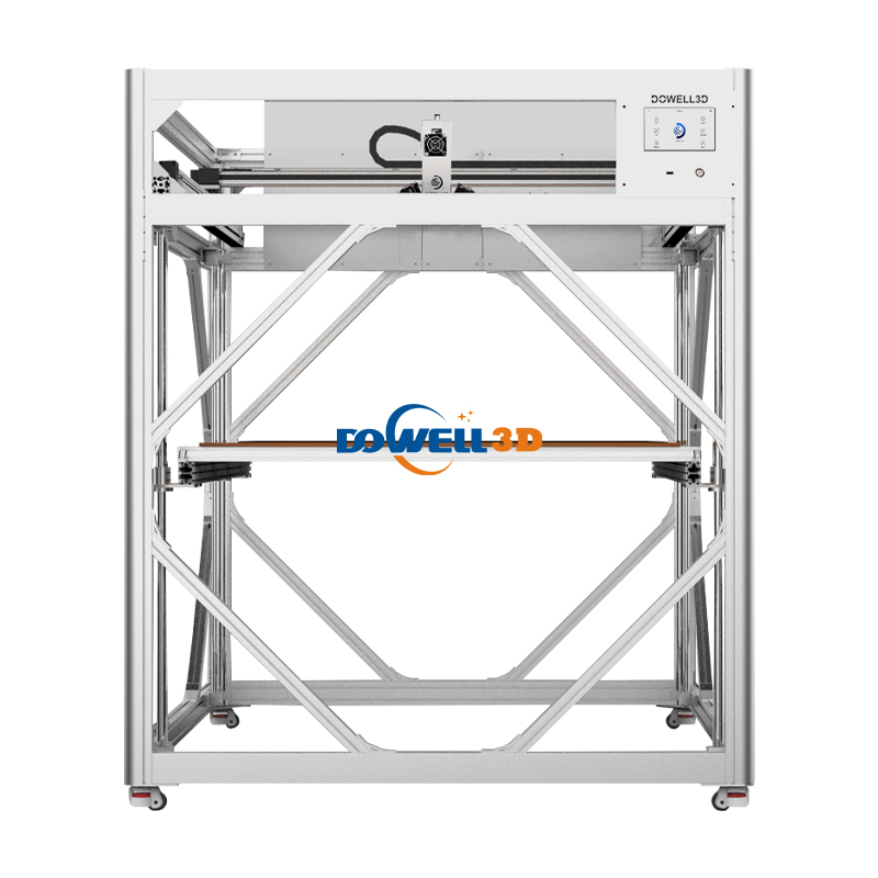 big 3d printer machine with high flow rate extrusion system