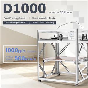 Dowell D1000 Large Format 3d Printer High Flow Extrusion Fast 3d Models Printer High Precision Industrial Printer 3D