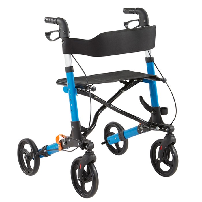 老年护理铝合金轻质残疾人助行器滚轮