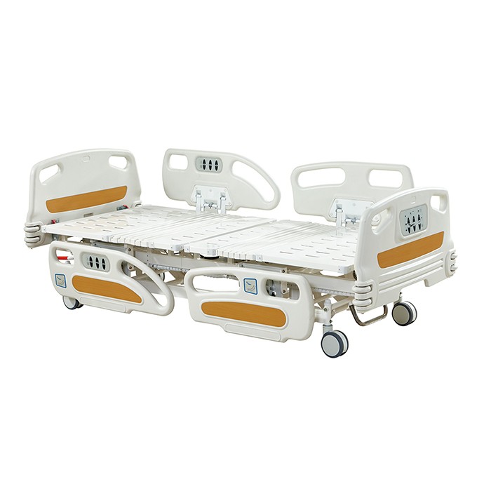ICU 3 ฟังก์ชั่นเตียงโรงพยาบาลไฟฟ้าพร้อมแผงควบคุมในตัว
