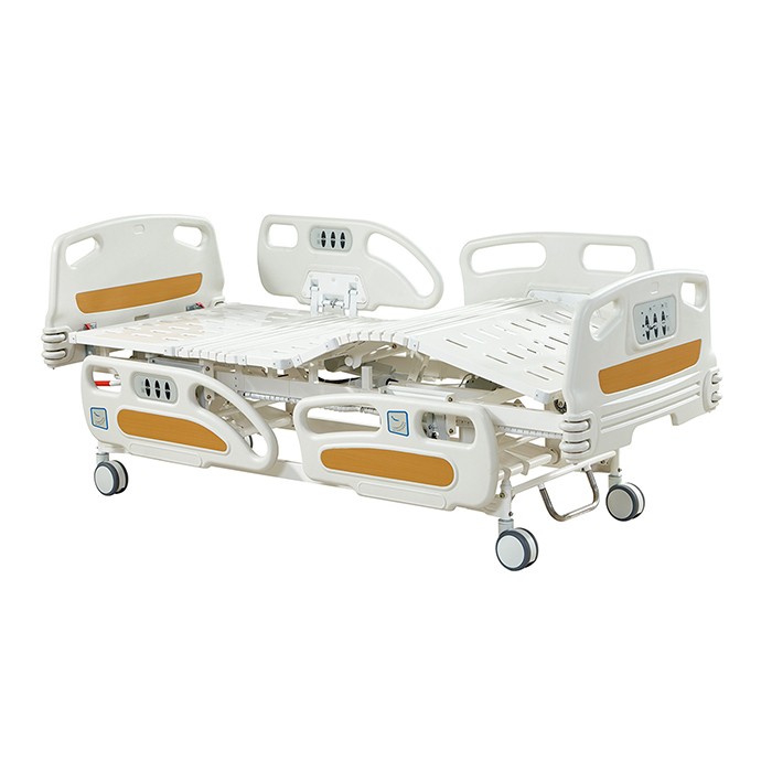 ICU 3 Functions Electric Hospital Bed With Built In Control Panel