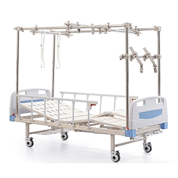 Medical 3 Cranks Manual Orthopedic Hospital Bed