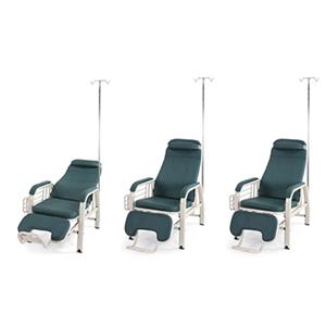 Chaise de transfusion manuelle de patient médical d'hôpital