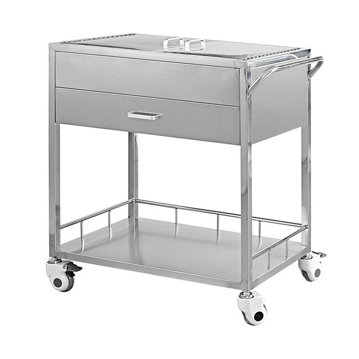 Hospital Clinic Stainless Steel Treatment Trolley