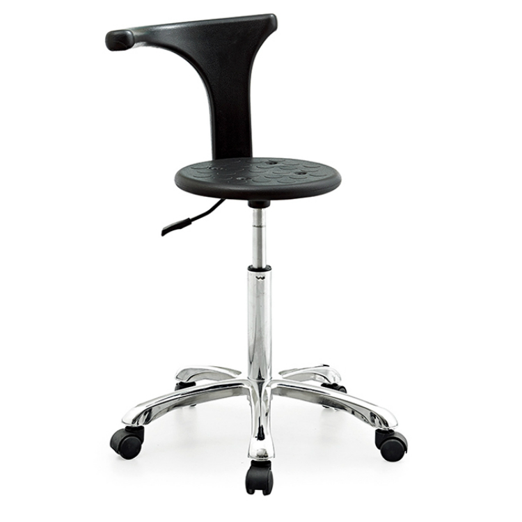 pneumatic stool with back