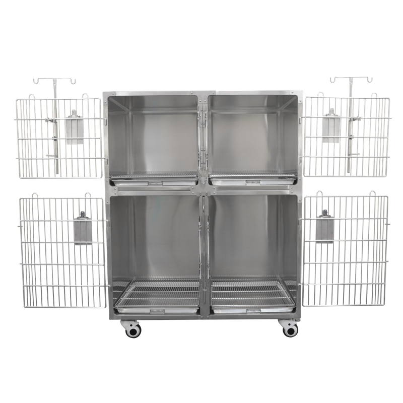 Supply Stainless steel pet cages combination cage for small animal