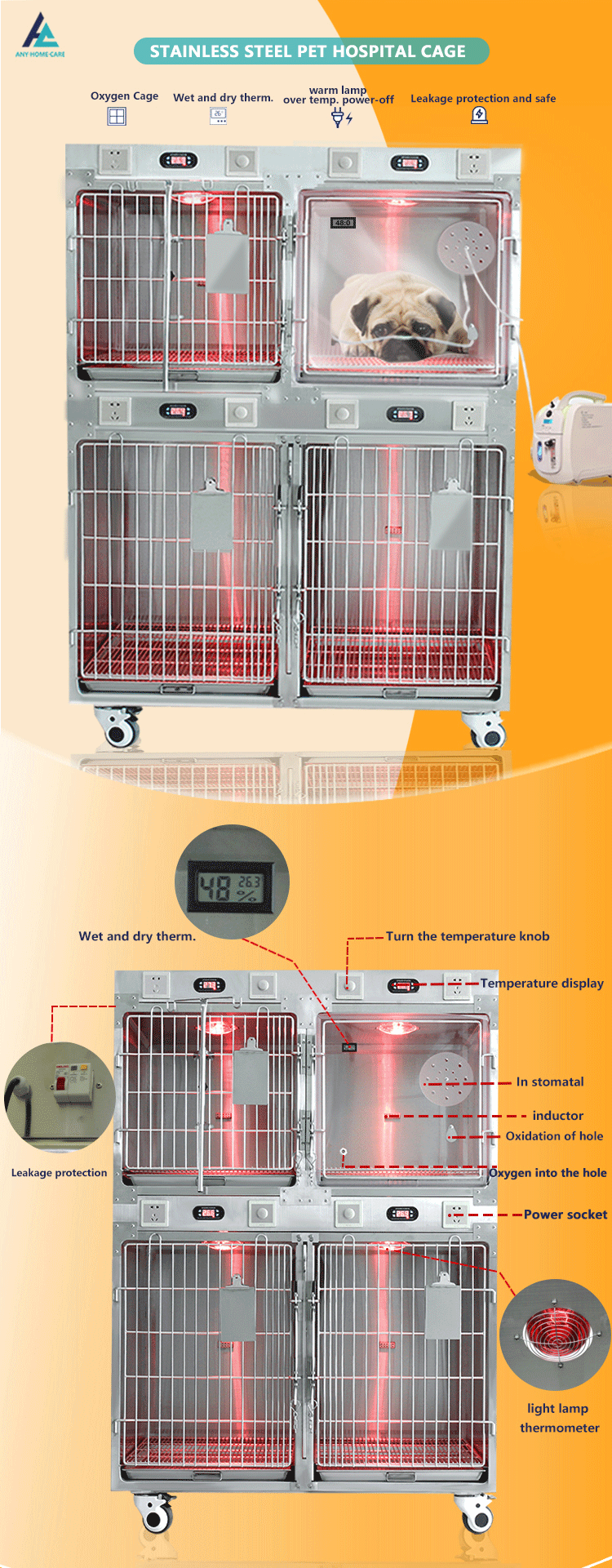 vet oxygen cage