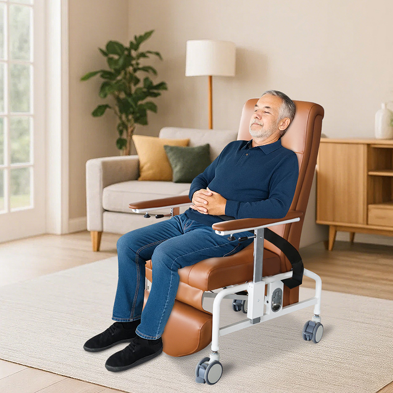 Krankenhaus Klinik Pflege Liege Geriatrische Stühle mit Seitenteil Geri-Chair für ältere Menschen