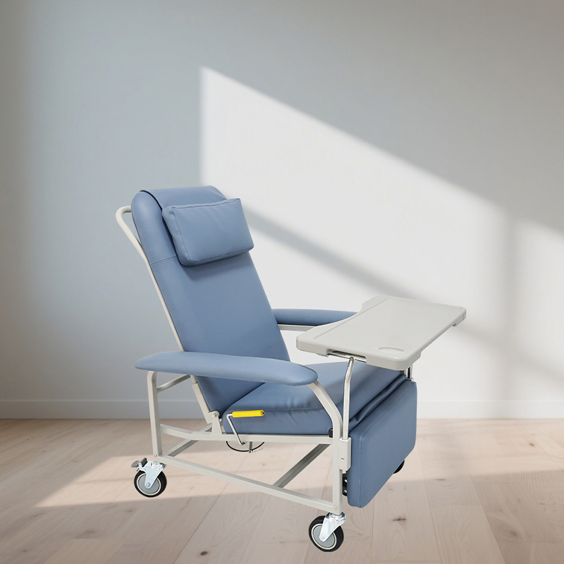 Hospital Furniture Manual Blood Collection Chair Medical Phlebotomy Donor Dialysis Recliner Chair