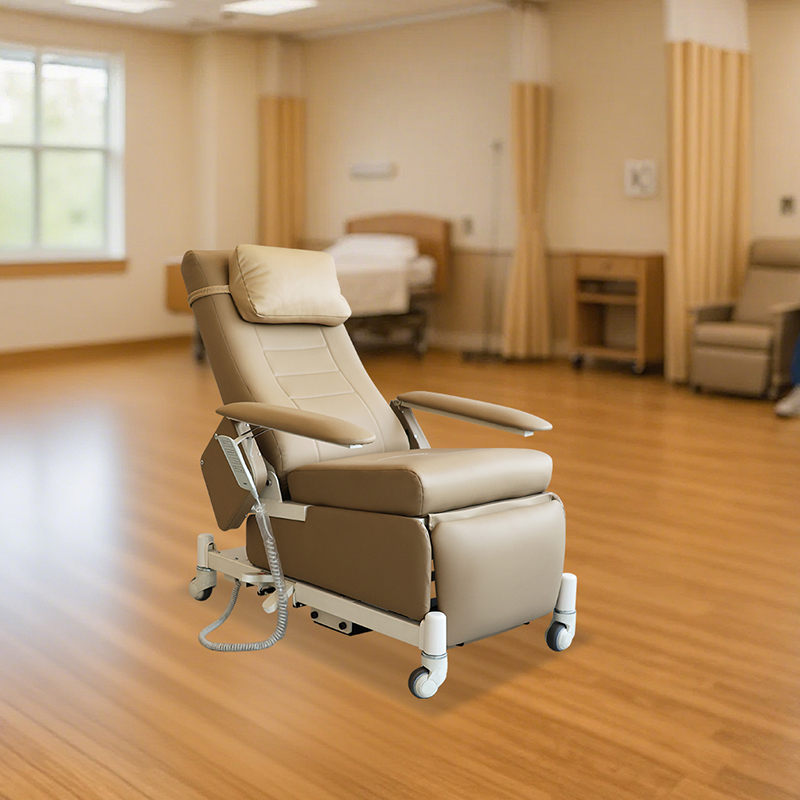 Hospital Furniture Electric Manual Reclining Infusion Sofa Chair with Infusion Pole Hospital Recliner Chair