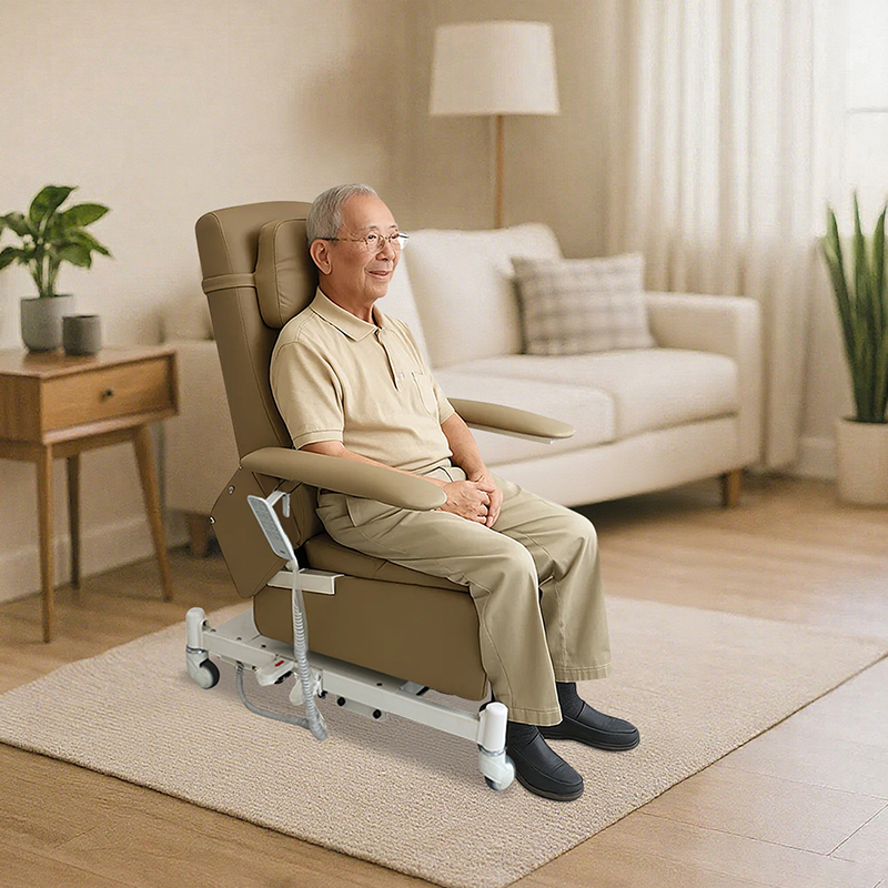 Hospital Furniture Electric Manual Reclining Infusion Sofa Chair with Infusion Pole Hospital Recliner Chair