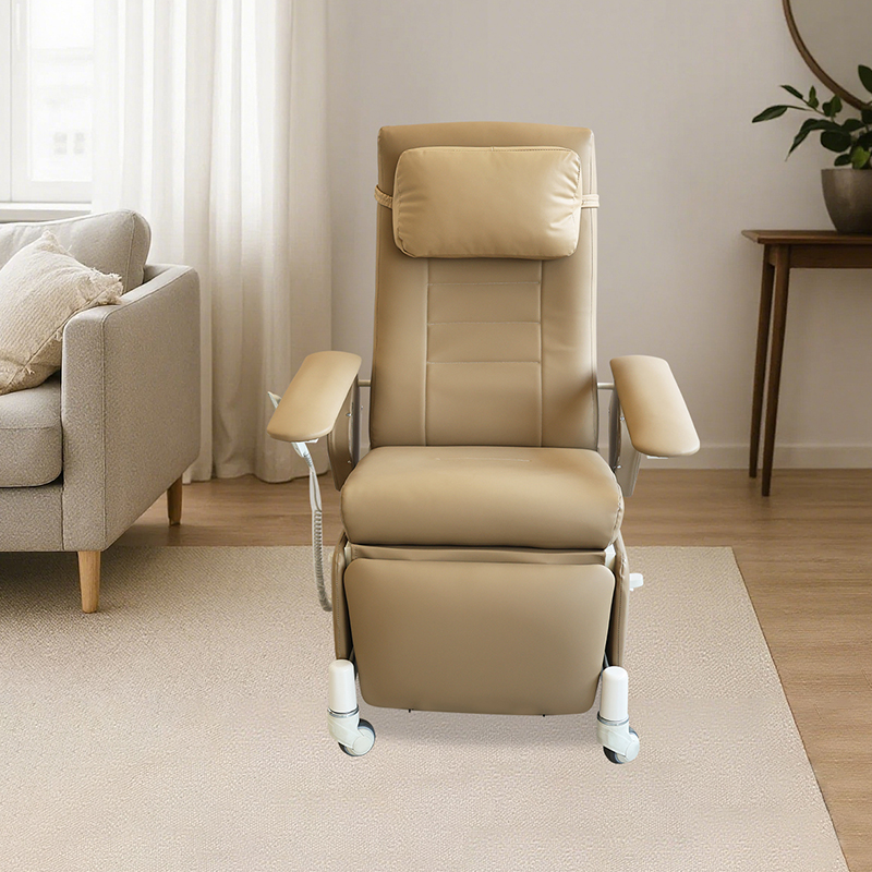 Hospital Furniture Electric Manual Reclining Infusion Sofa Chair with Infusion Pole Hospital Recliner Chair