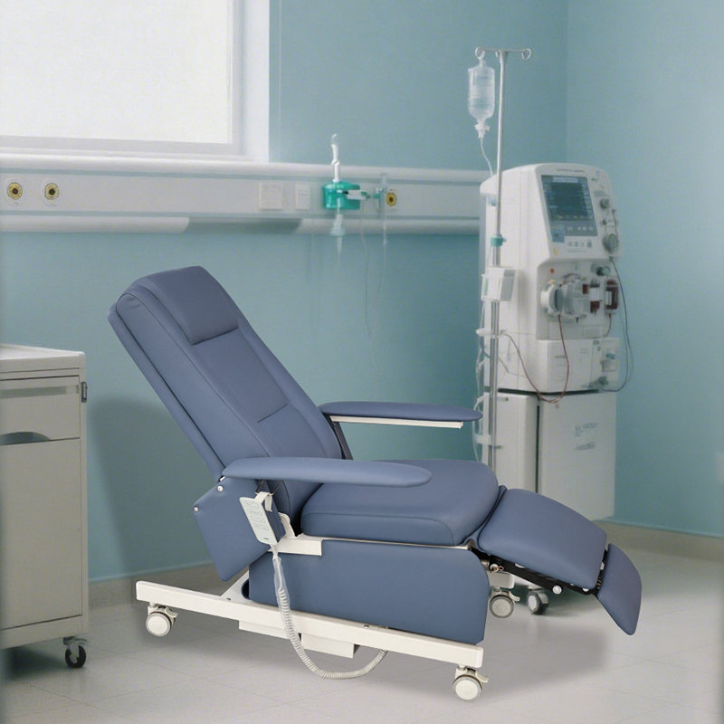 Blood Donation Chair Hospital Furniture Synthetic Leather Blood Draw Bank Collection Chair