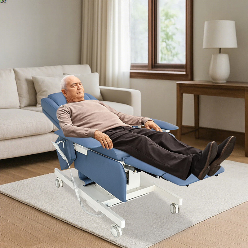 Blood Donation Chair Hospital Furniture Synthetic Leather Blood Draw Bank Collection Chair