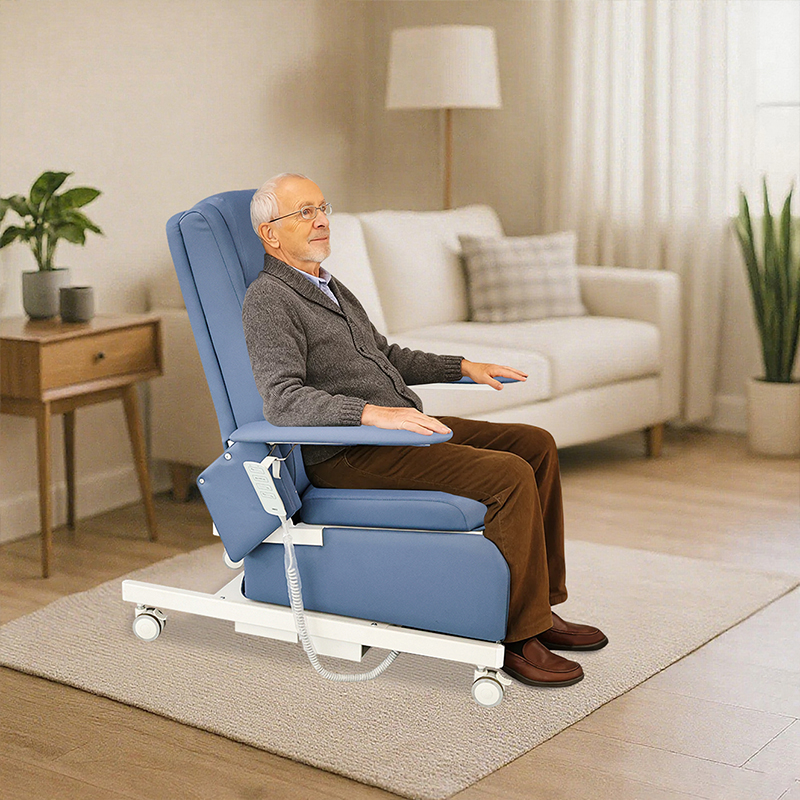 Blood Donation Chair Hospital Furniture Synthetic Leather Blood Draw Bank Collection Chair