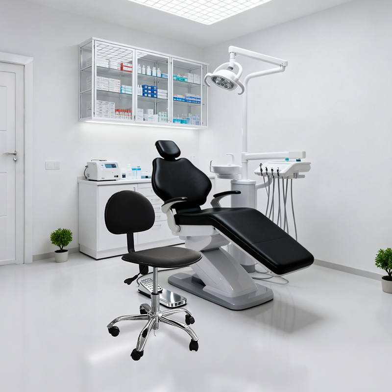 Factory Sale Luxury Pneumatic Pressure Stool swivel chair With Backrest