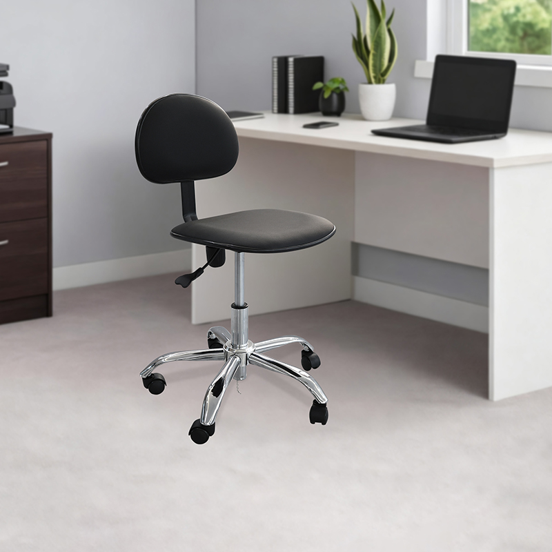 Factory Sale Luxury Pneumatic Pressure Stool swivel chair With Backrest