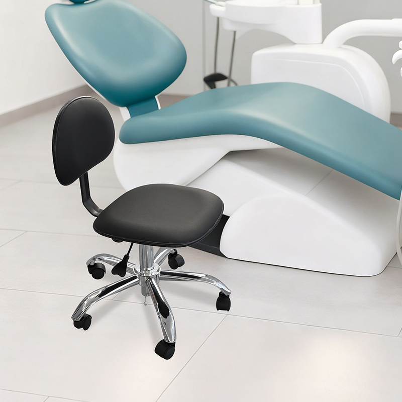Factory Sale Luxury Pneumatic Pressure Stool swivel chair With Backrest