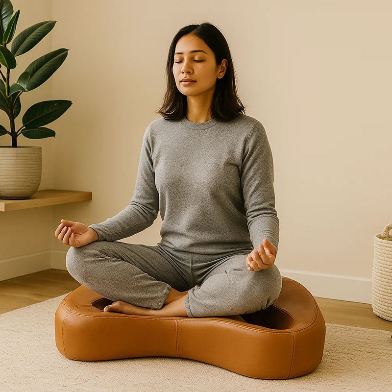 High Quality Comfortable Ergonomic Meditation Yoga Cushion
