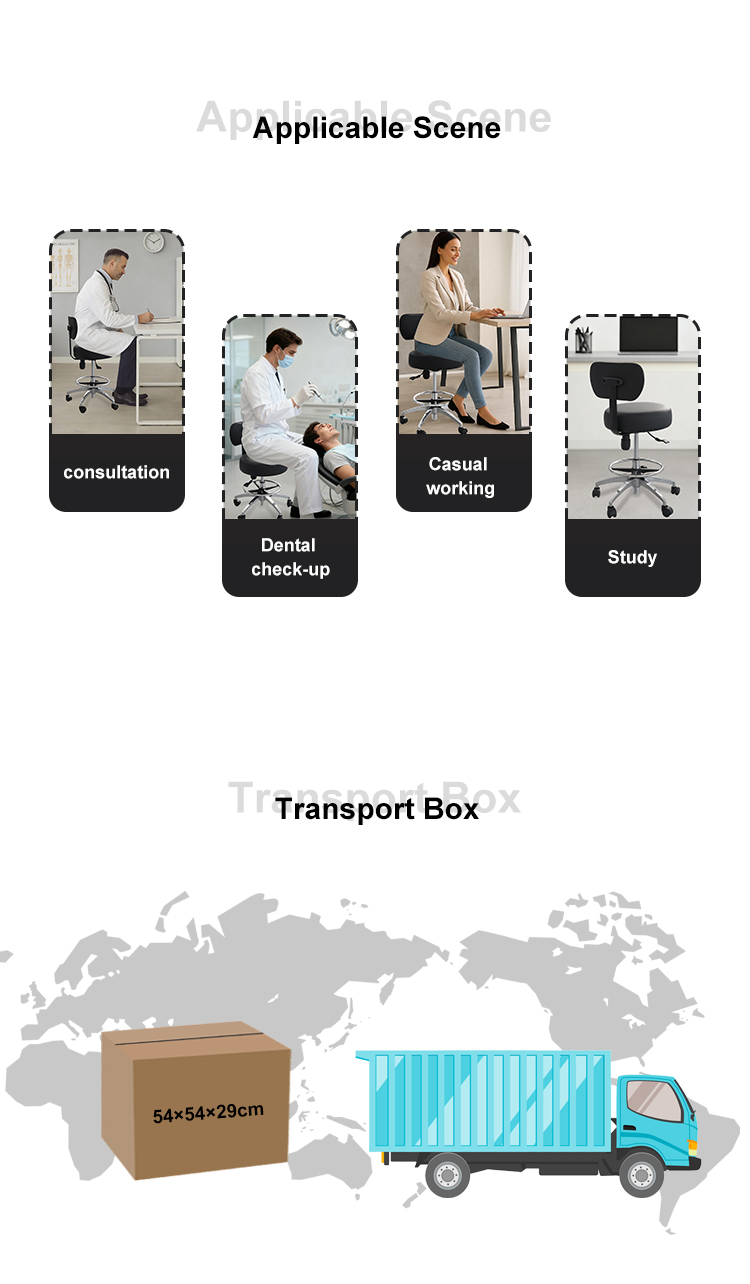 chair With Backrest and foot pedal