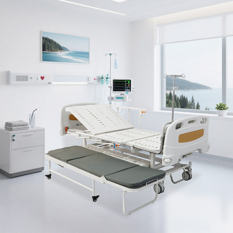 1. Tay quay điều chỉnh kèm theo giường bệnh chuyên dụng.