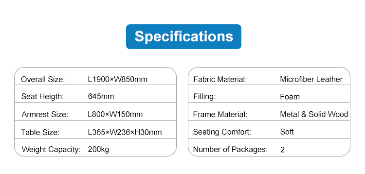 Chairs with Side Panel