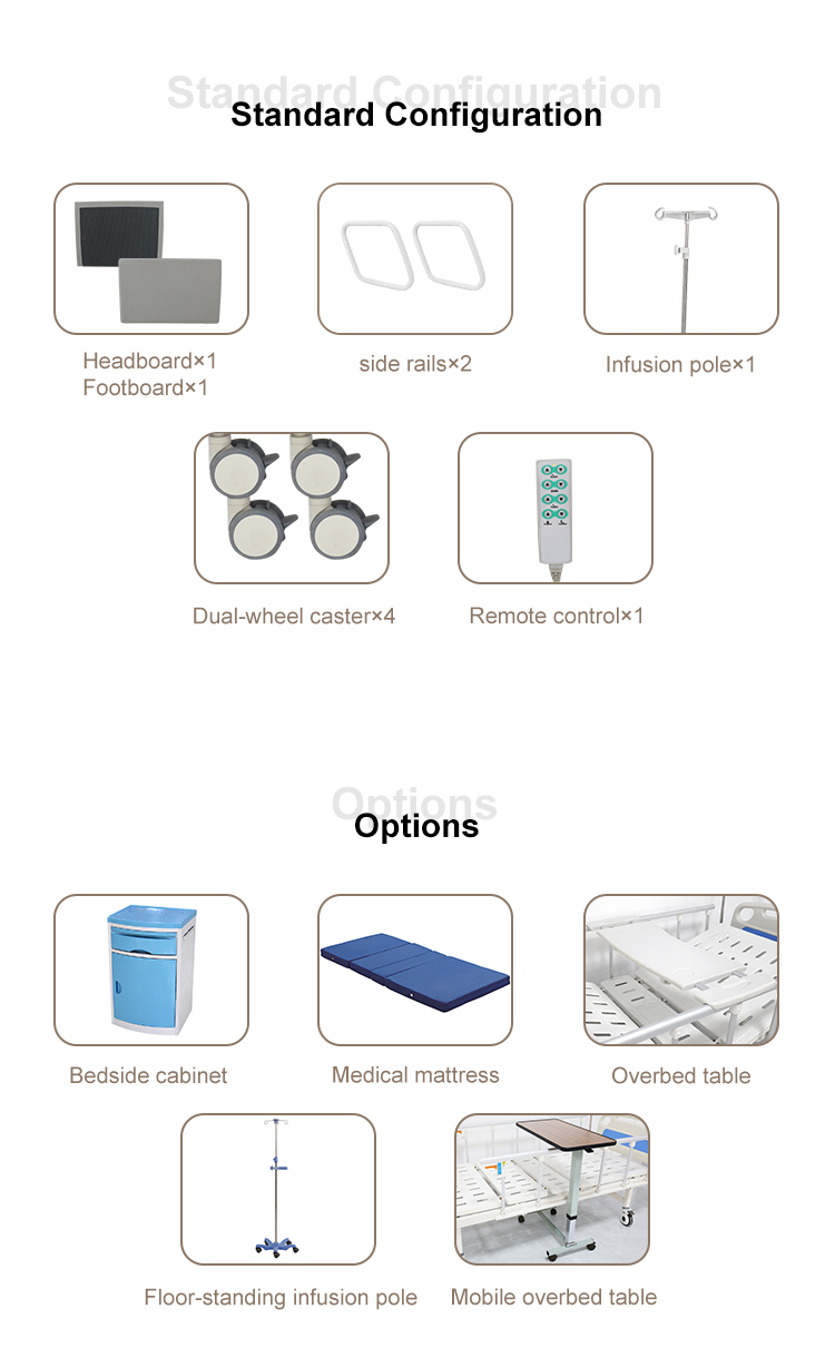 Hospital Furniture Clinic Rotating Home Care Bed